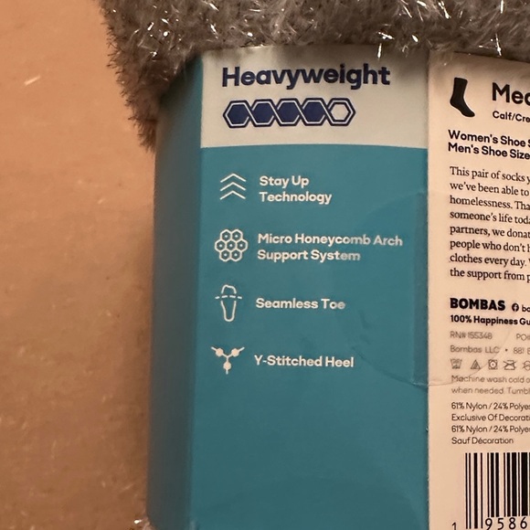 Bombas sparkly 3 pack calf socks.  Black, pink and silver - Picture 8 of 11